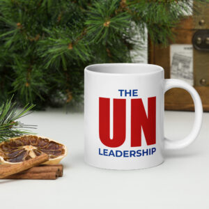 The UN-Leadership White Glossy Mug