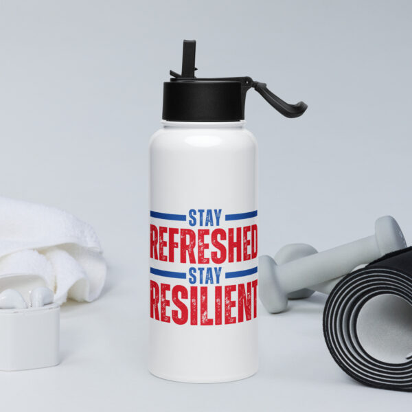 Stay Refreshed, stay Resilient Stainless Steel Water Bottle - Image 2