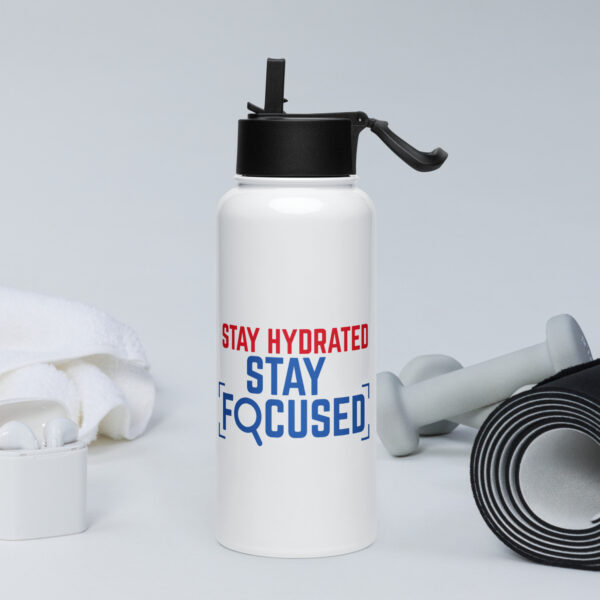 Stay Hydrated, Stay Focused Stainless steel water bottle