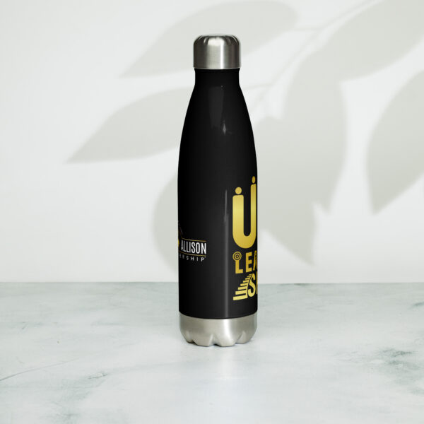 UN-Leadership Black Stainless steel water bottle - Image 2