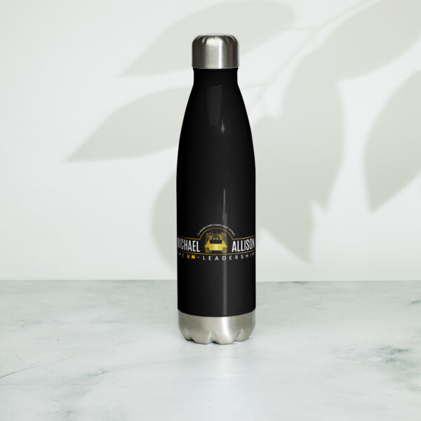 UN-Leadership Black Stainless steel water bottle - Image 4