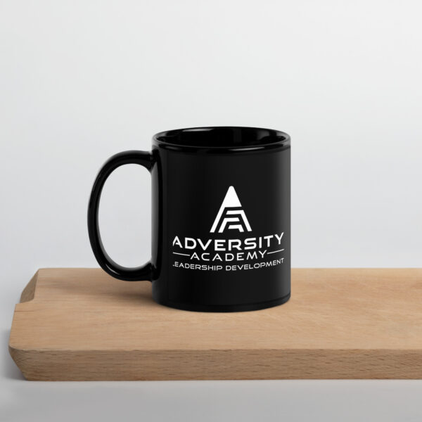 What's The Difference Black Glossy Mug - Image 3