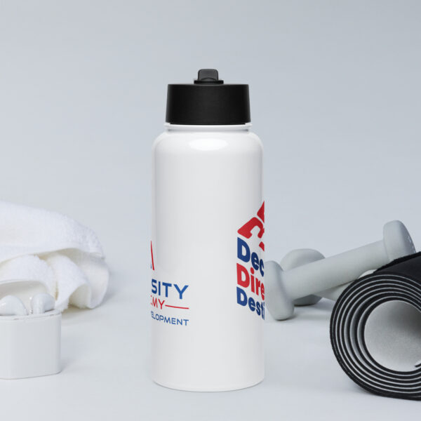 3D Decision Direction Destination Stainless Steel Water Bottle - Image 3