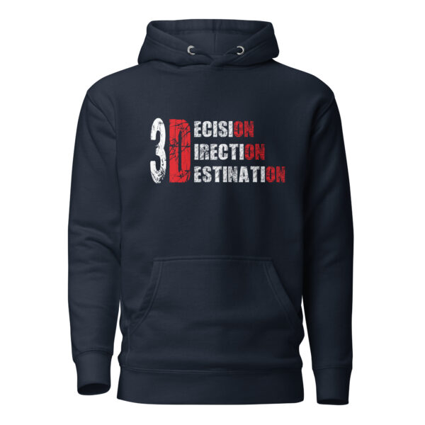 3D Decision Direction Destination Unisex Hoodie - Image 9