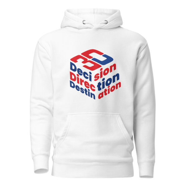 3D Decision Direction Destination Unisex Hoodie