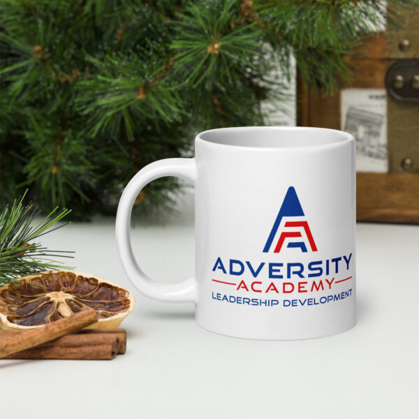 3D Decision Direction Destination White Glossy Mug - Image 2