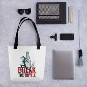 Break The Bottle Tote Bag