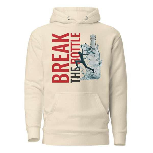 Break the Bottle Cover Unisex Hoodie - Image 7