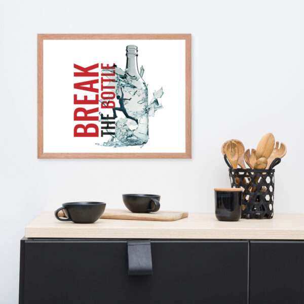 Break The Bottle Framed Poster - Image 2