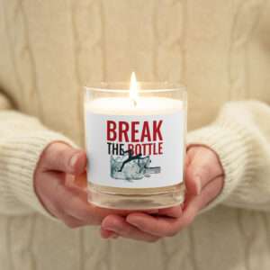 Break The Bottle Glass Jar Candle