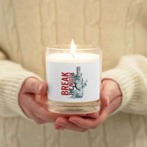 Break The Bottle Glass Jar Candle