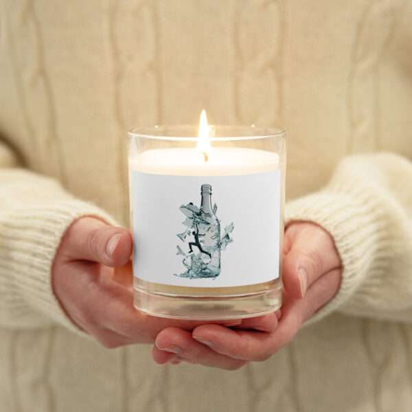 Break The Bottle Glass Jar Candle