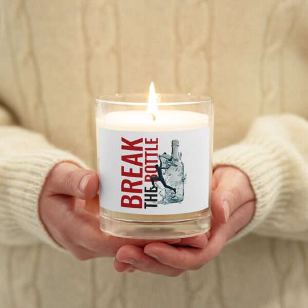 Break The Bottle Glass Jar Candle