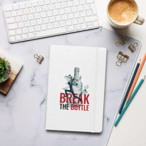 Break the Bottle Title Hardcover Notebook