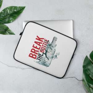 Break The Bottle Laptop Sleeve