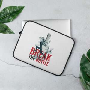 Break The Bottle Laptop Sleeve