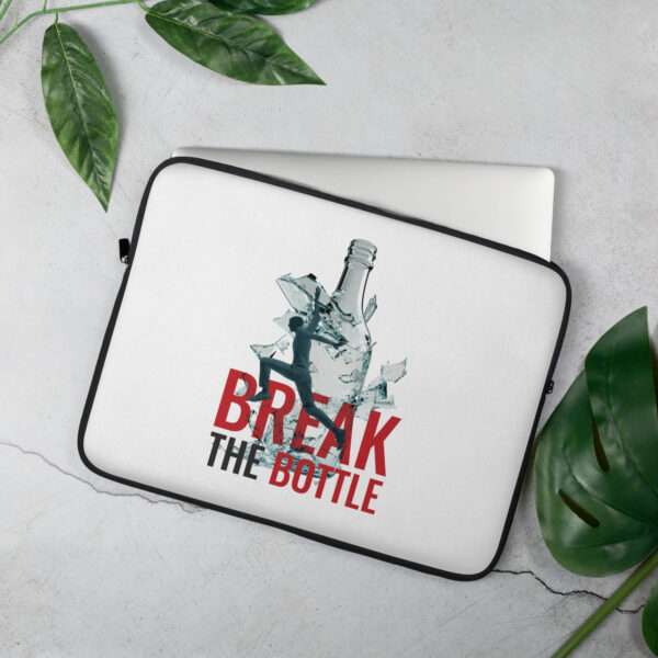 Break The Bottle Laptop Sleeve - Image 2