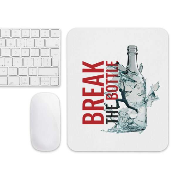 Break The Bottle Mouse Pad