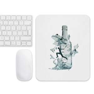Break The Bottle Mouse Pad