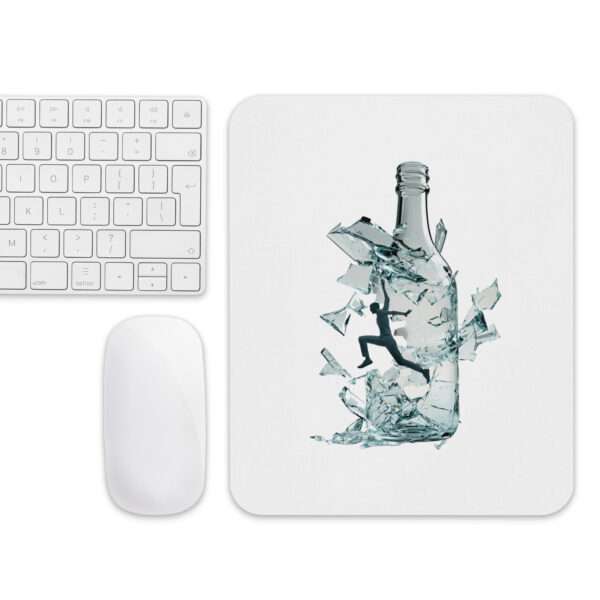 Break The Bottle Mouse Pad