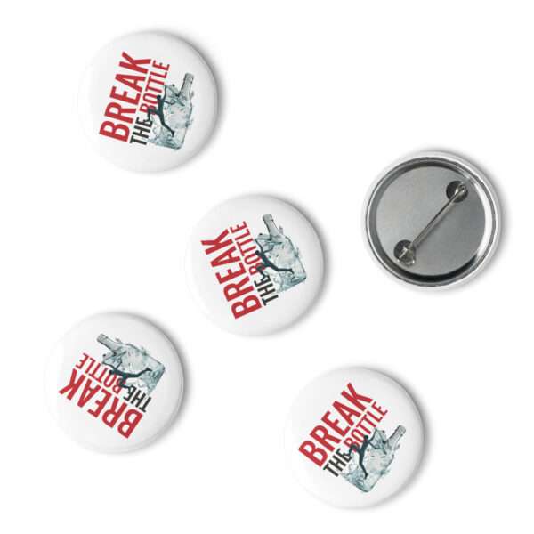 Break The Bottle Set of pin Buttons - Image 5