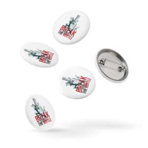 Break The Bottle Set of Pin Buttons