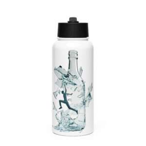 Break the Bottle Stainless Steel Water Bottle