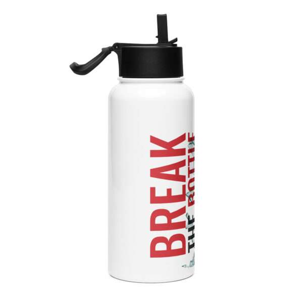 Break the Bottle Book Stainless Steel Water Bottle - Image 4