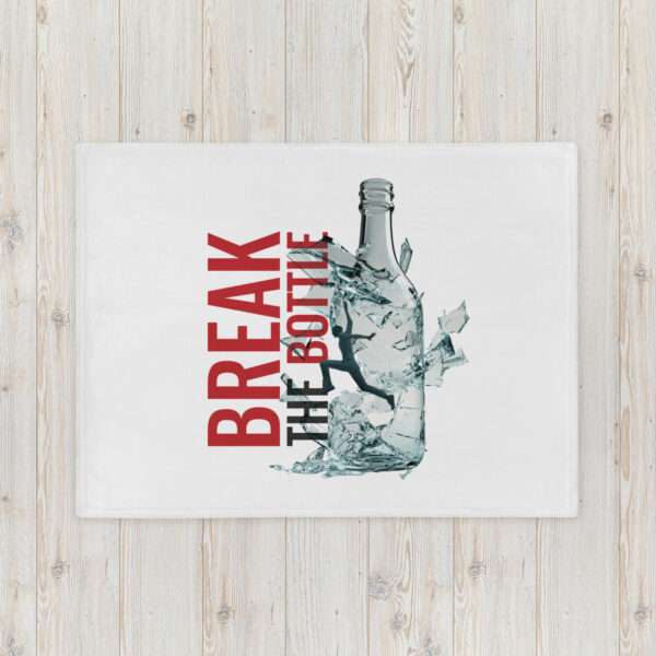 Break The Bottle Throw Blanket - Image 2