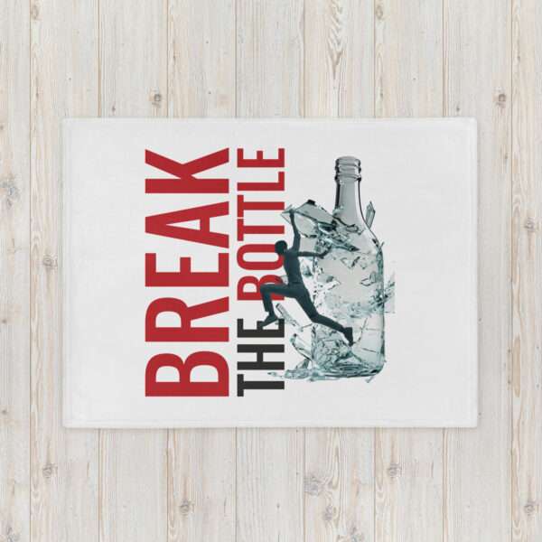 Break The Bottle Throw Blanket - Image 3