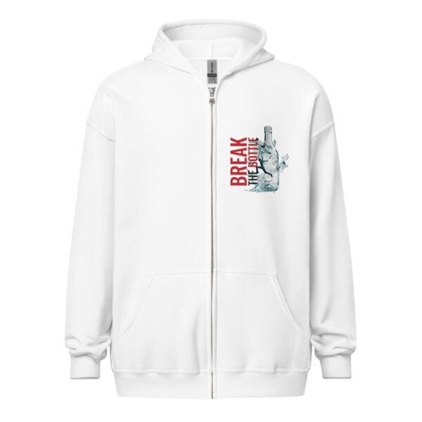 Break The Bottle Unisex Zip Hoodie