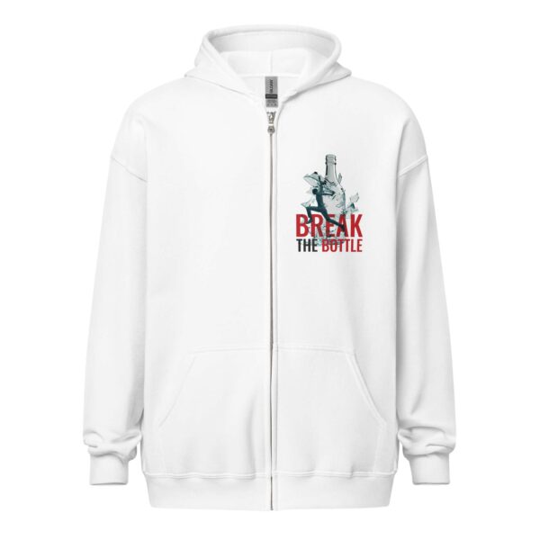 Break The Bottle Unisex Zip Hoodie