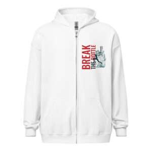 Break The Bottle Unisex Zip Hoodie