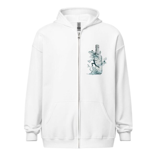 Break The Bottle Unisex Zip Hoodie