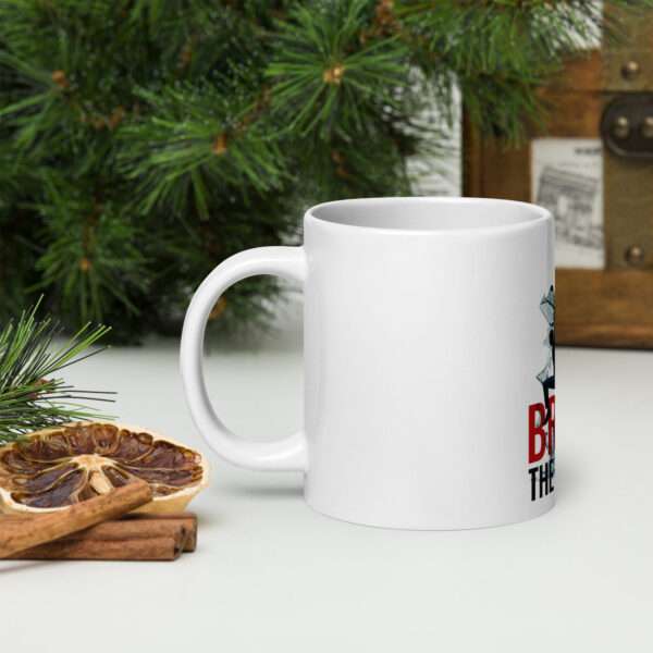 Break the Bottle Cover White Mug - Image 2