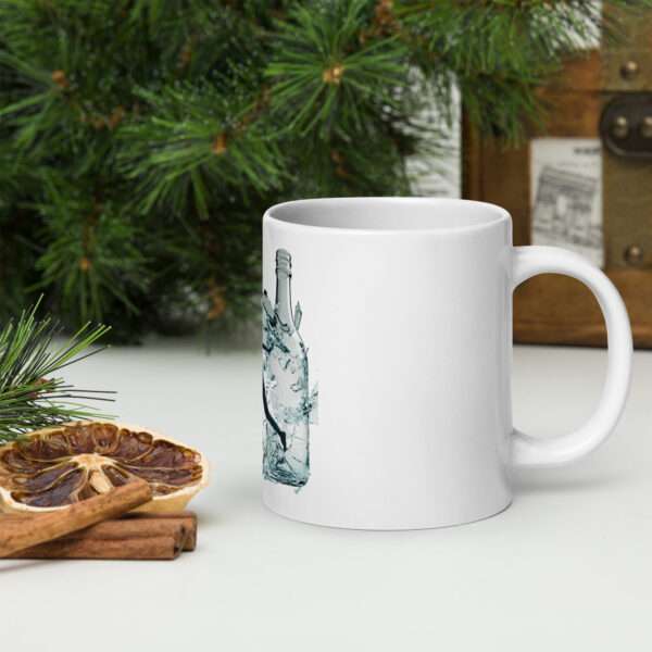 Break the Bottle Title White Mug - Image 3