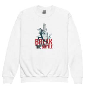 Break The Bottle Unisex Kids Sweatshirt